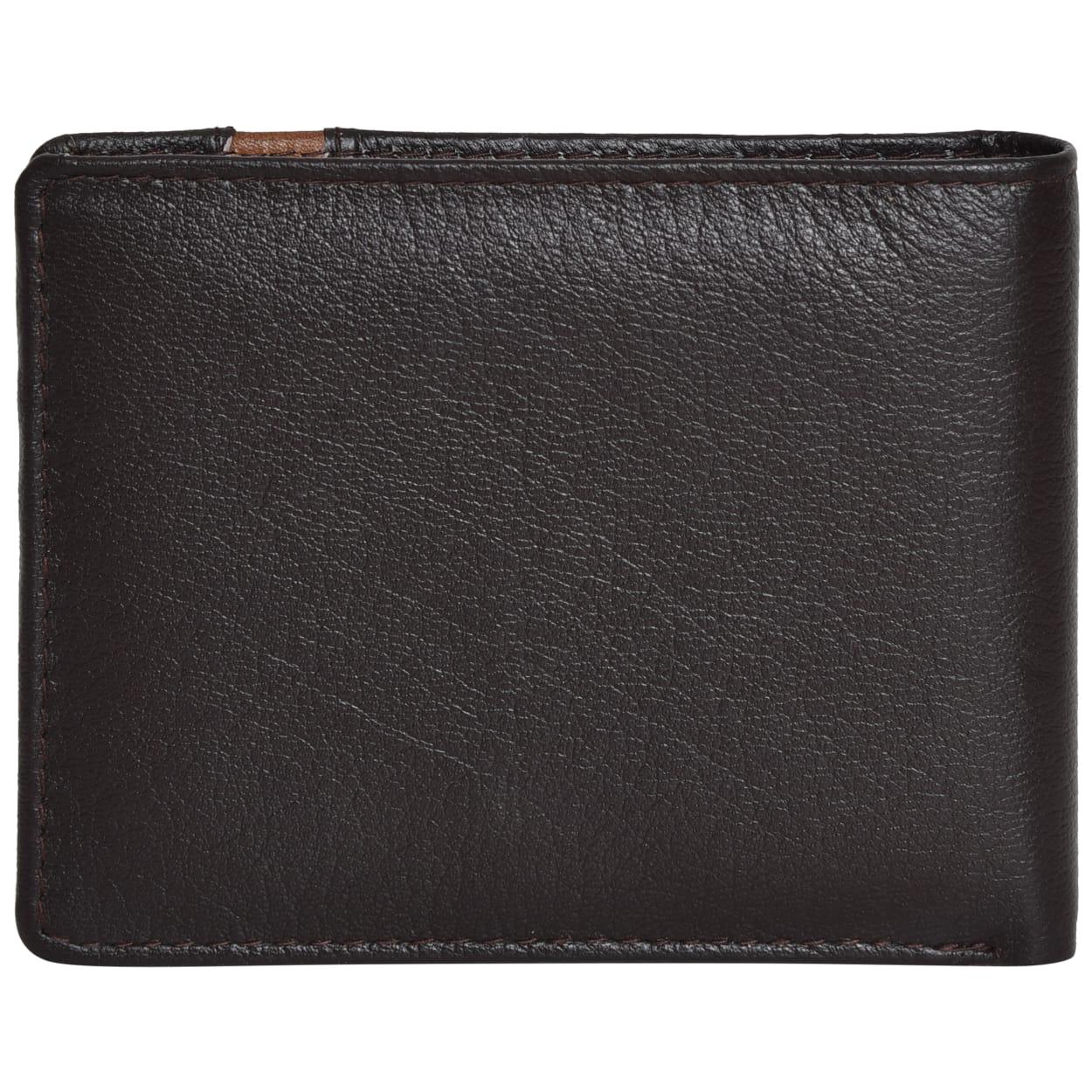 Cuero Cubo Men Brown Genuine Leather Wallet