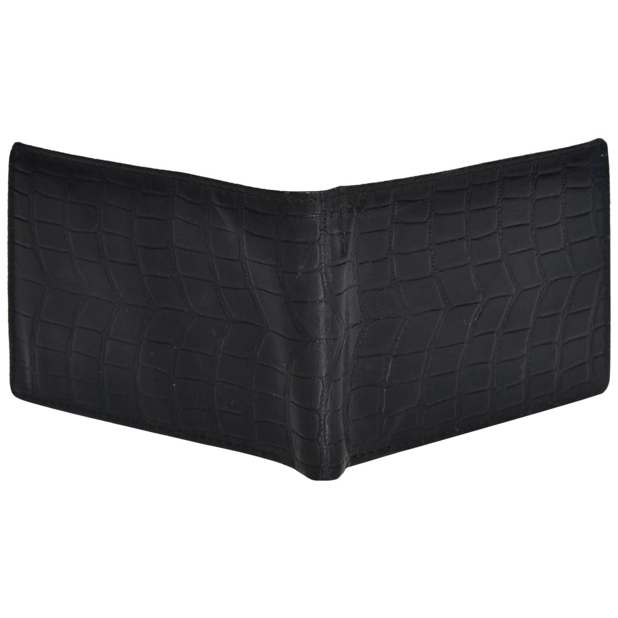 Cuero Cubo Men Casual, Formal, Ethnic, Evening/Party Black Genuine Leather Wallet