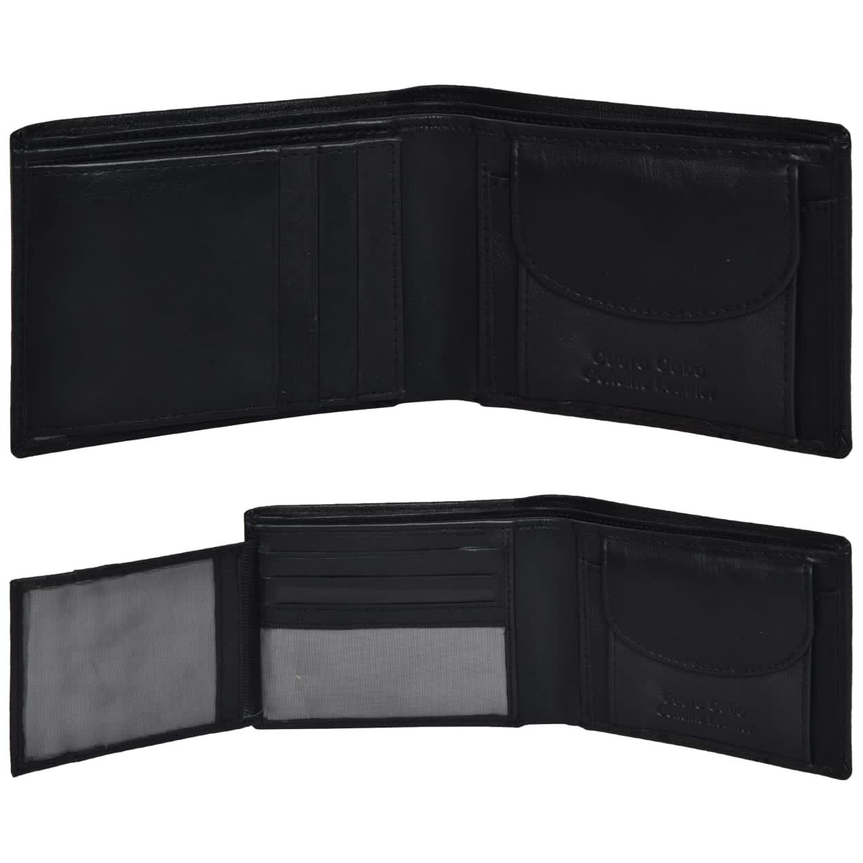 Cuero Cubo Men Formal, Casual, Ethnic, Evening/Party Black Genuine Leather Wallet