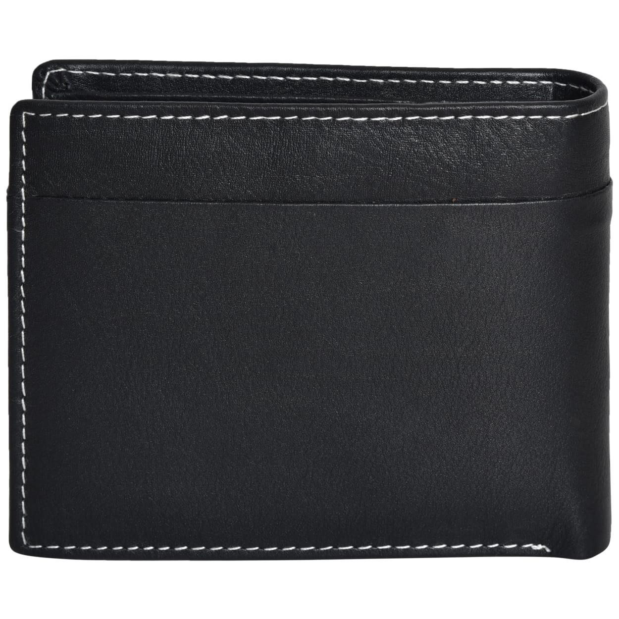 Cuero Cubo Black Leather Wallet: Distinctly Crafted for You