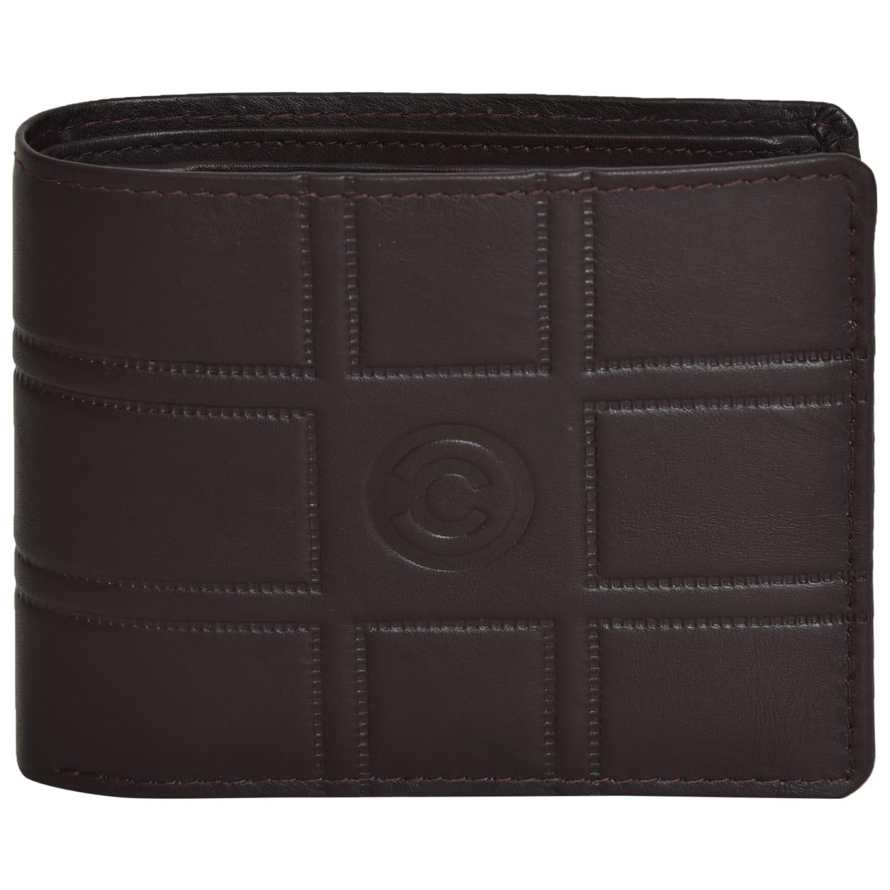 Cuero Cubo Brown Genuine Leather Men Wallet