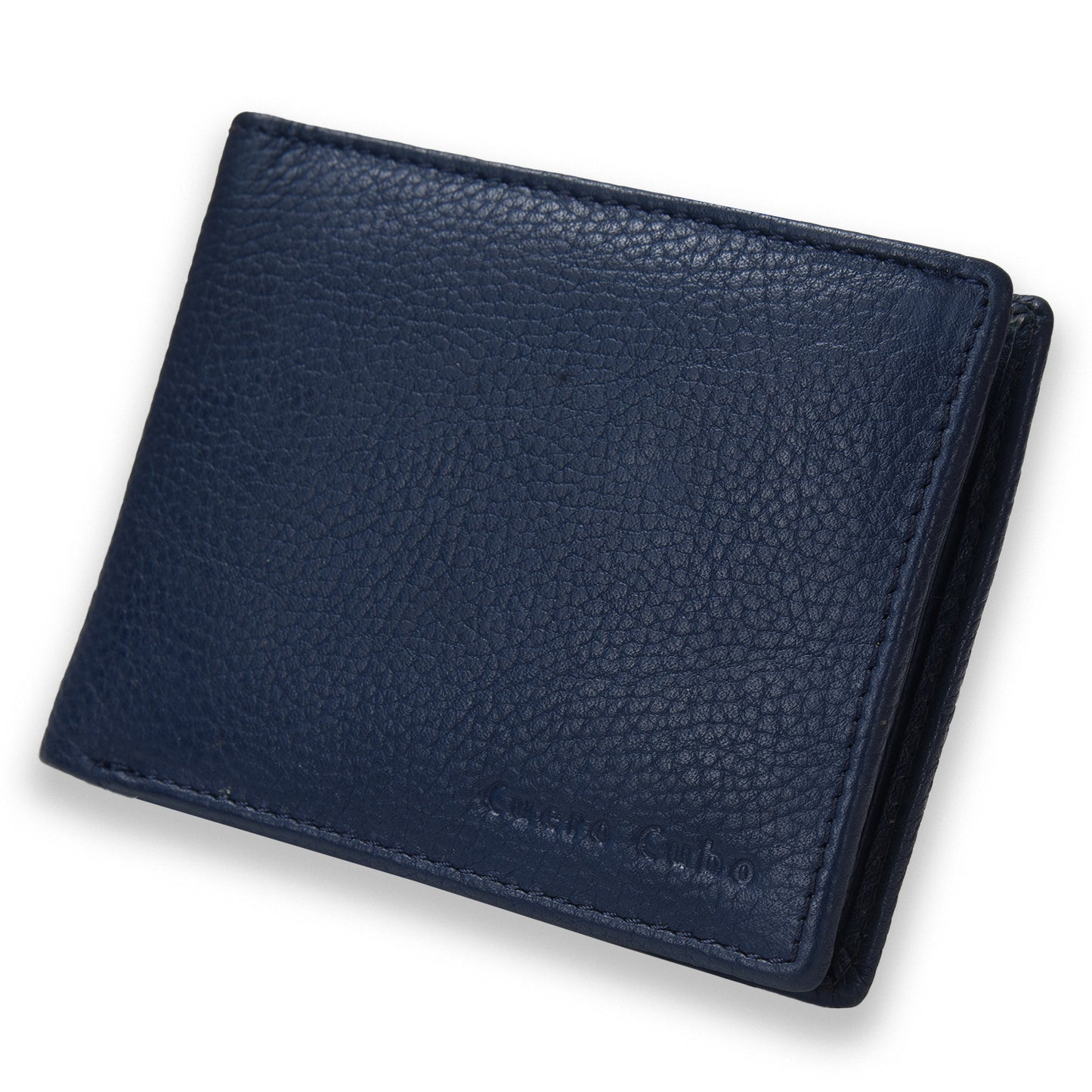 Cuero Cubo Men Formal, Casual, Ethnic, Evening/Party Blue Genuine Leather Wallet
