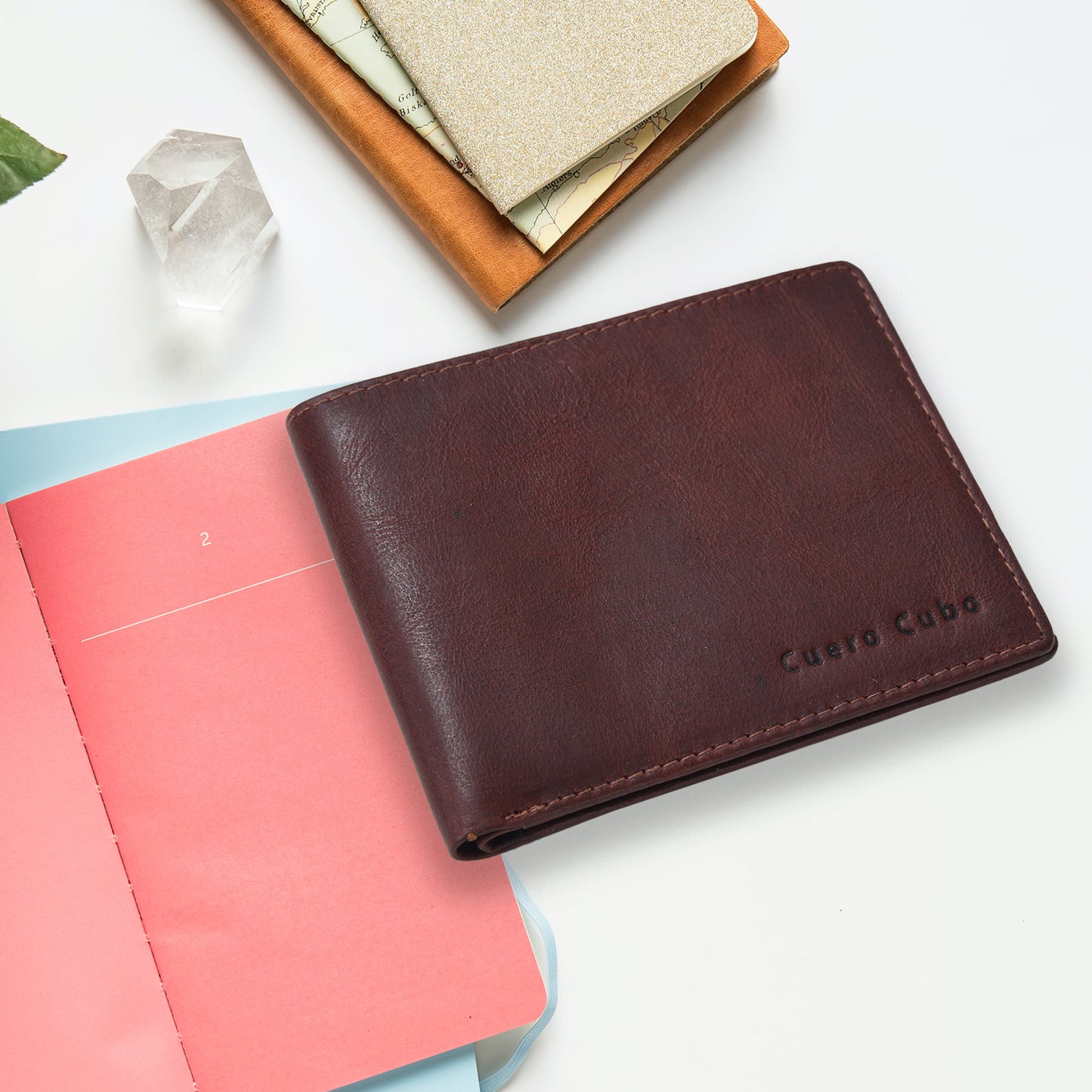 Cuero Cubo Men Formal, Casual, Ethnic, Evening/Party Brown Genuine Leather Wallet