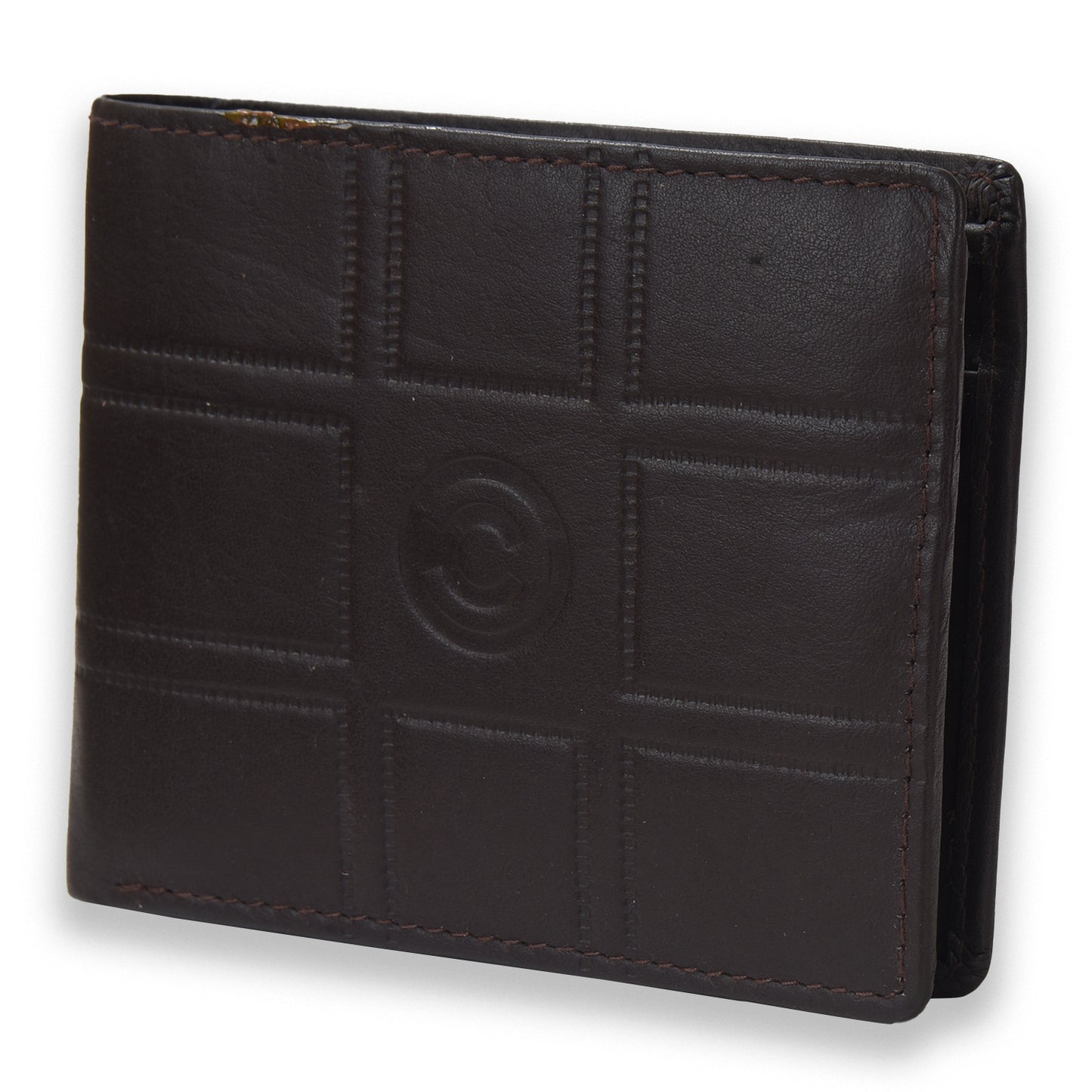 Cuero Cubo Brown Genuine Leather Men Wallet