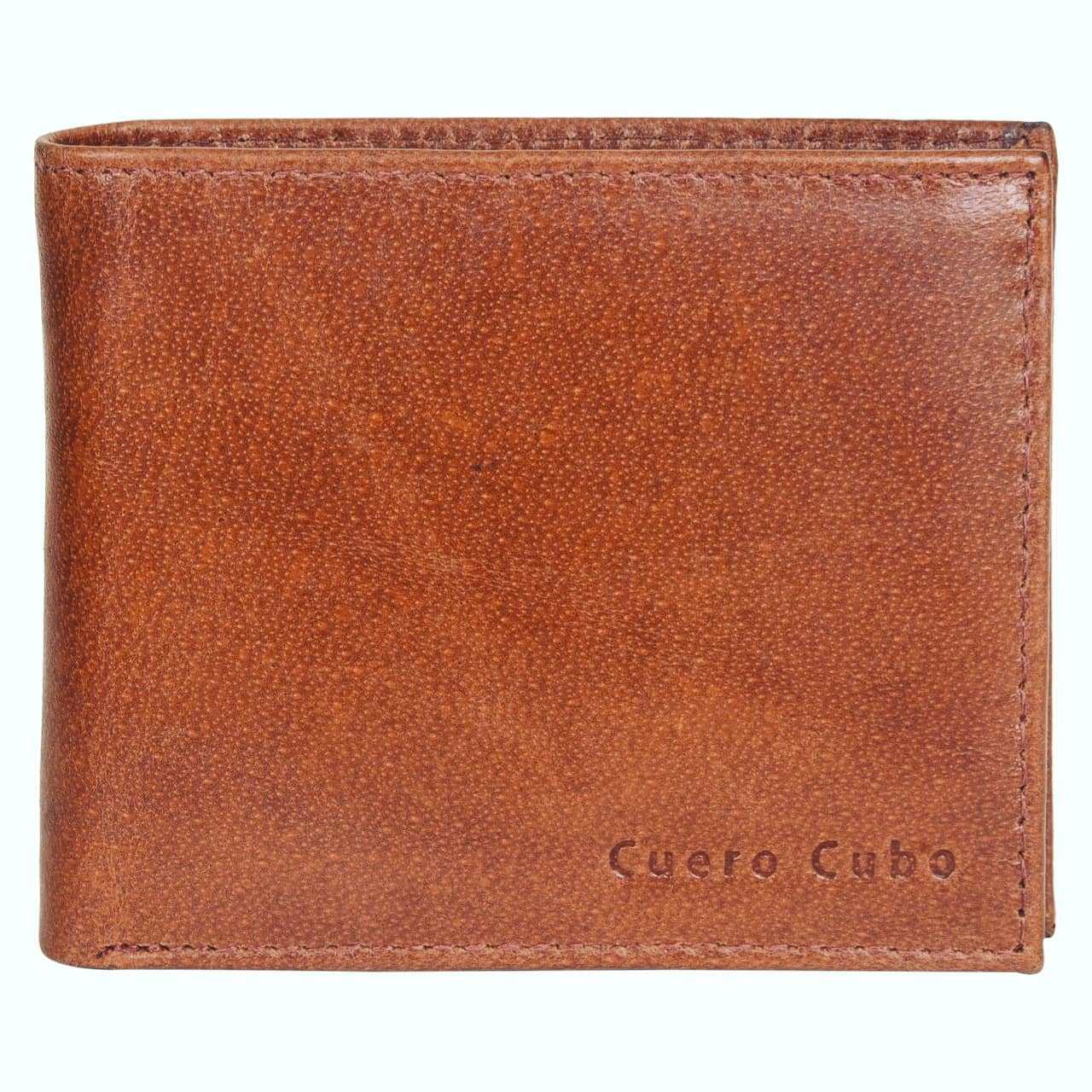 Cuero Cubo Men Formal, Casual, Ethnic, Brown Genuine Leather Wallet