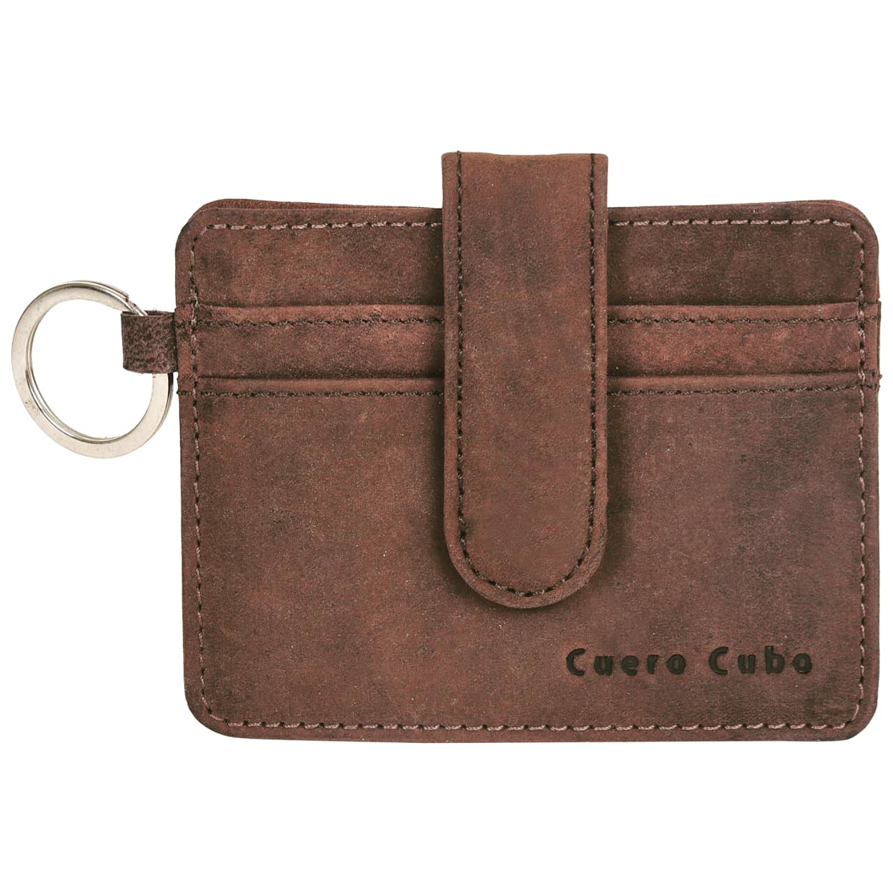 Cuero Cubo Men & Women Formal, Casual,Brown Genuine Leather Money Clip