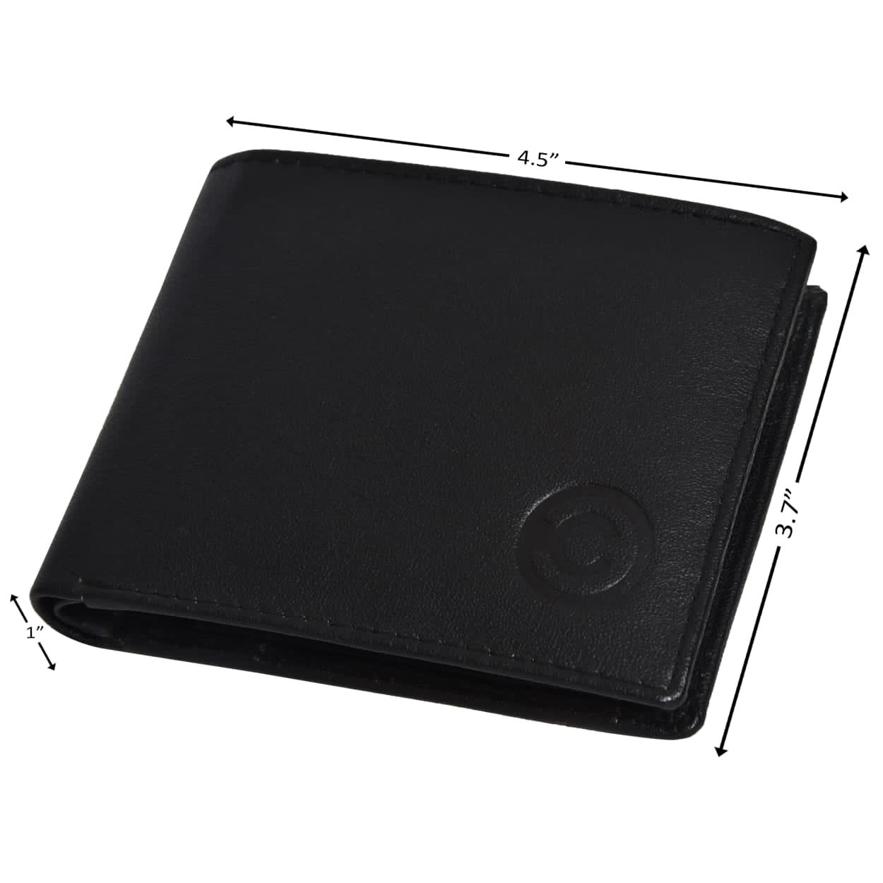 Cuero Cubo Men Formal, Casual, Ethnic, Evening/Party Black Genuine Leather Wallet