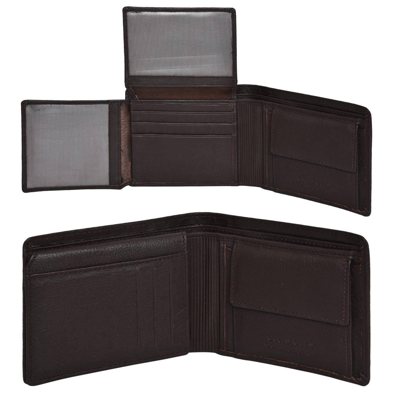 Cuero Cubo Men Formal, Casual, Ethnic, Evening/Party Brown Genuine Leather Wallet