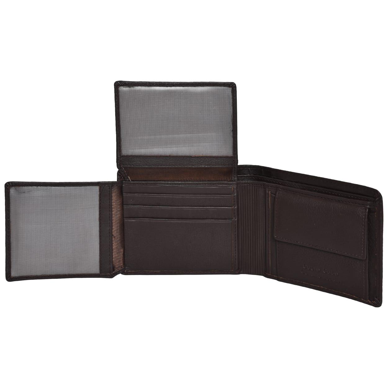 Cuero Cubo Men Formal, Casual, Ethnic, Evening/Party Brown Genuine Leather Wallet