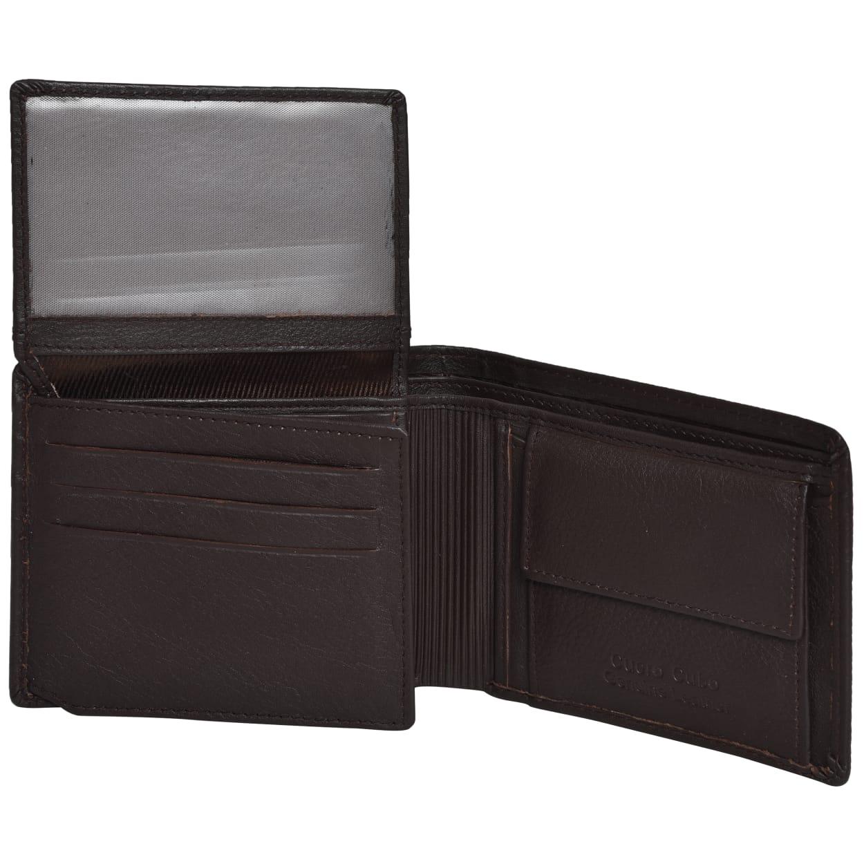 Cuero Cubo Men Formal, Casual, Ethnic, Evening/Party Brown Genuine Leather Wallet