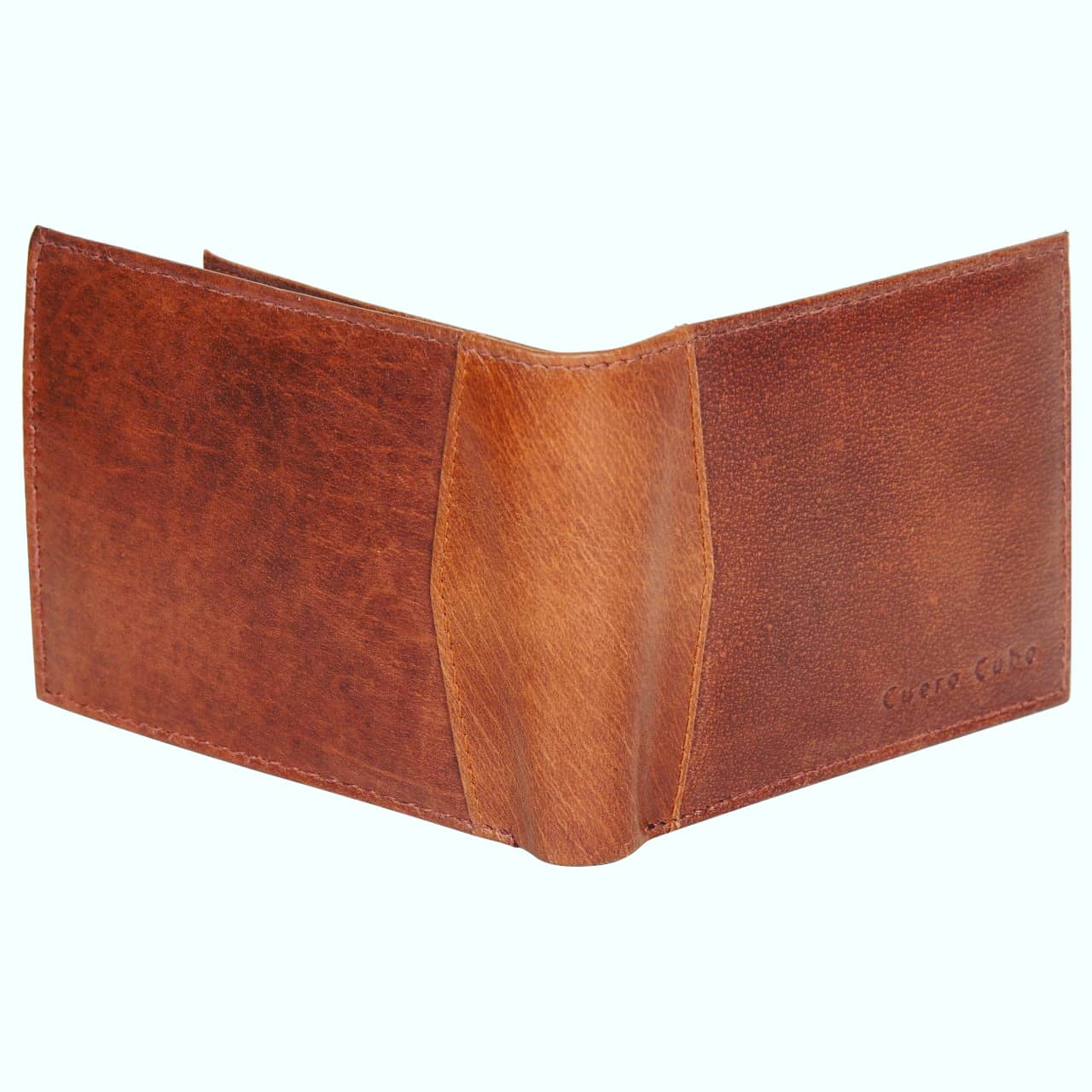 Cuero Cubo Men Brown Genuine Leather Wallet